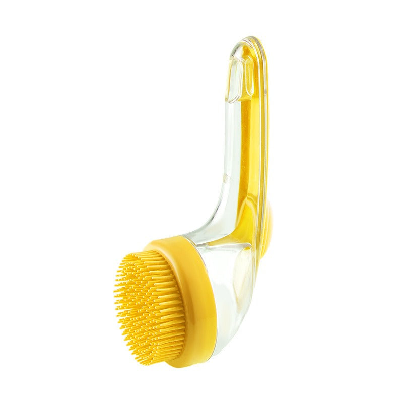 Long-Handle Bath and Shampoo Brush for Pets