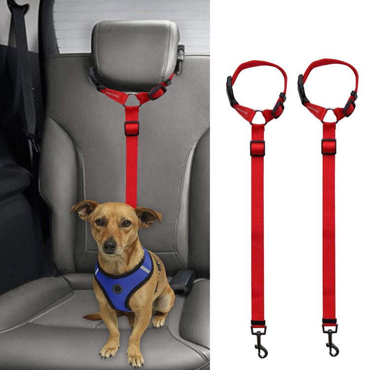 Adjustable Car Seat Belt Leash for Dogs & Cats