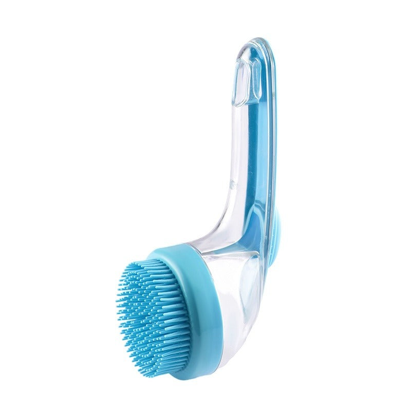 Long-Handle Bath and Shampoo Brush for Pets