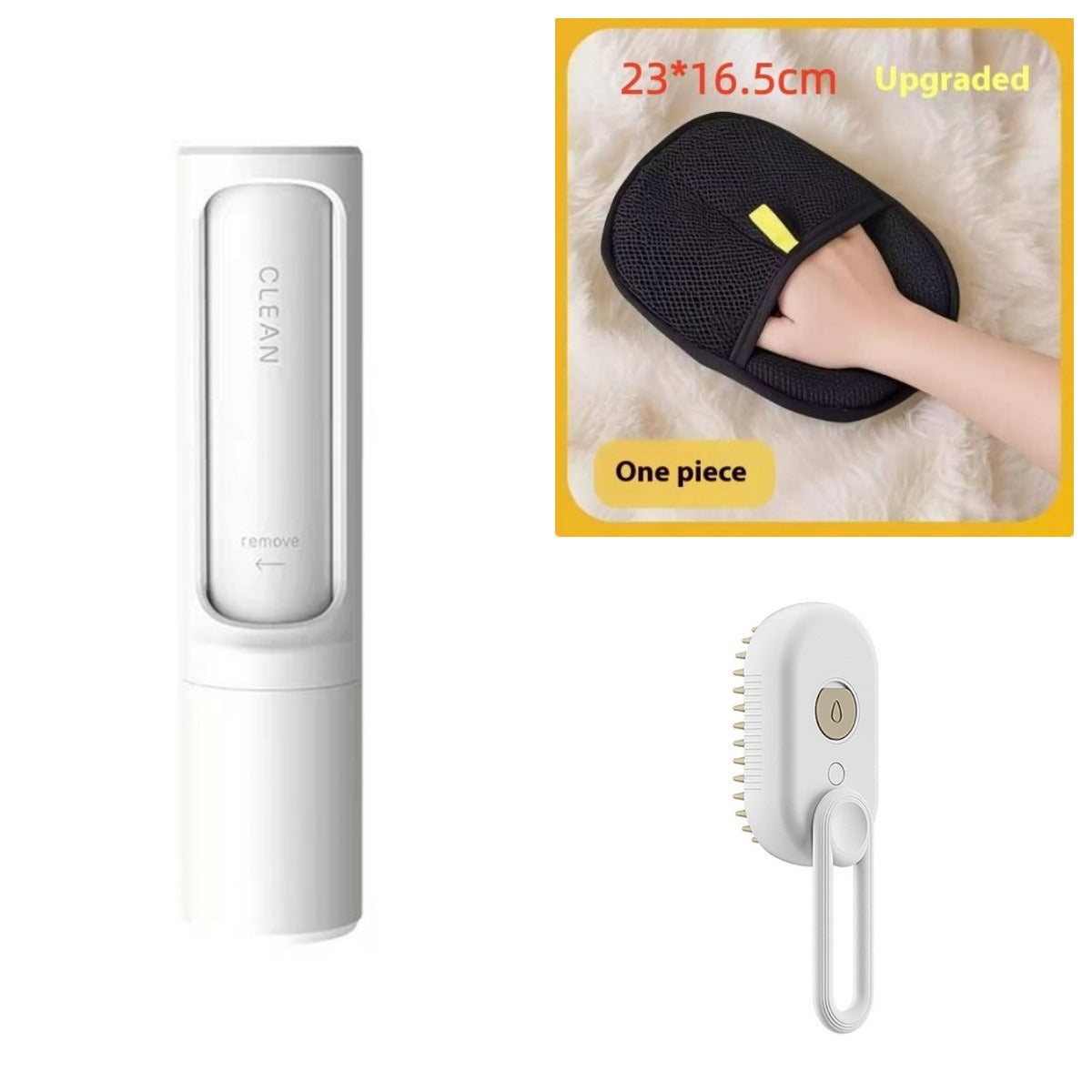 3-in-1 Electric Steam Pet Brush for Cats & Dogs