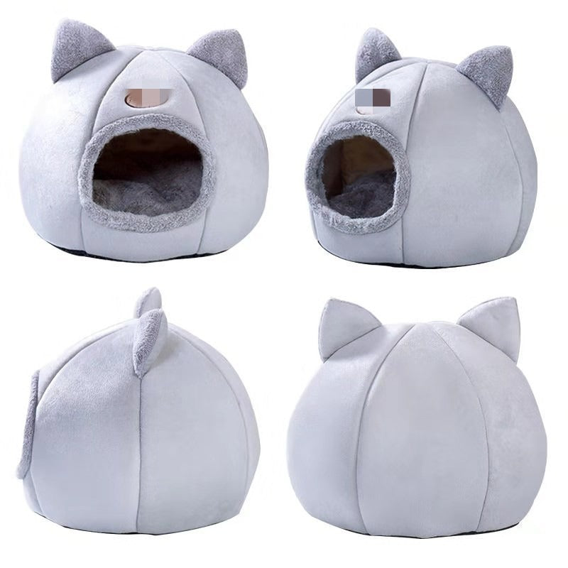 Ultra Soft Cave Bed for Cats | Warm and Cozy Shelter