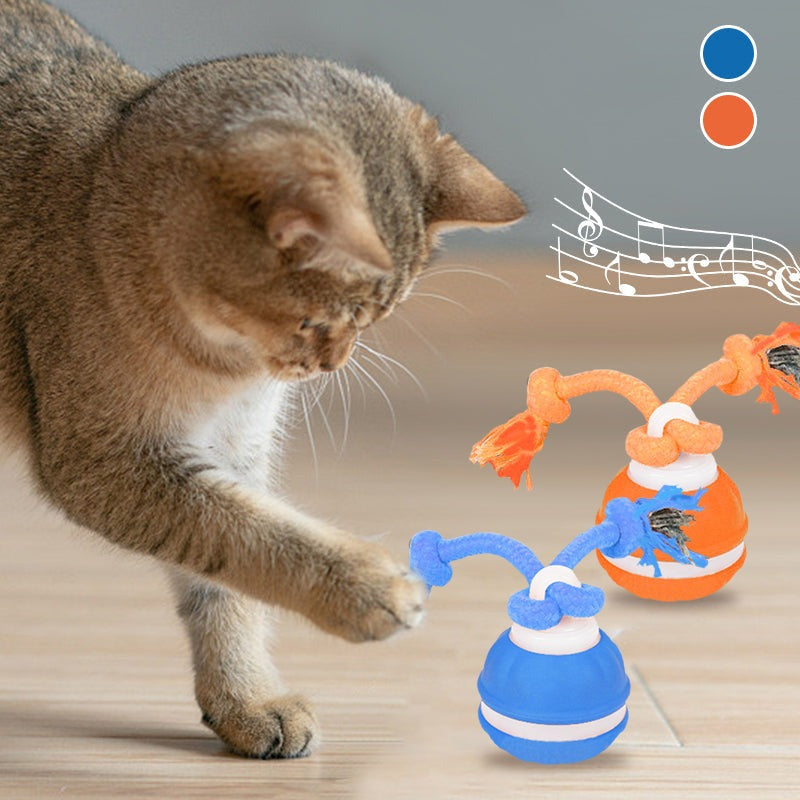 Pet Toy - Motion-Activated Rolling Ball, USB Rechargeable