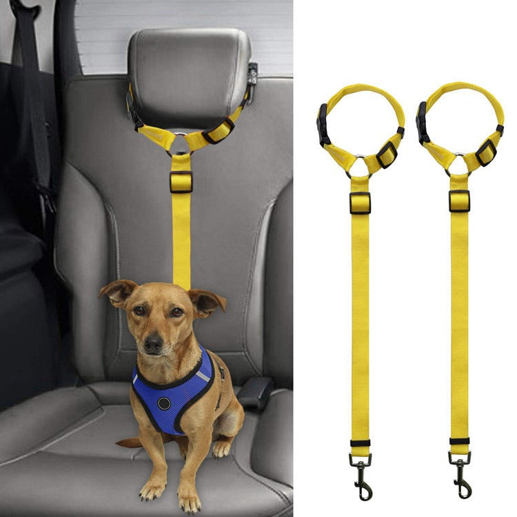 Adjustable Car Seat Belt Leash for Dogs & Cats