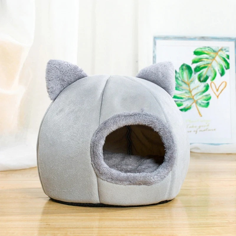 Ultra Soft Cave Bed for Cats | Warm and Cozy Shelter