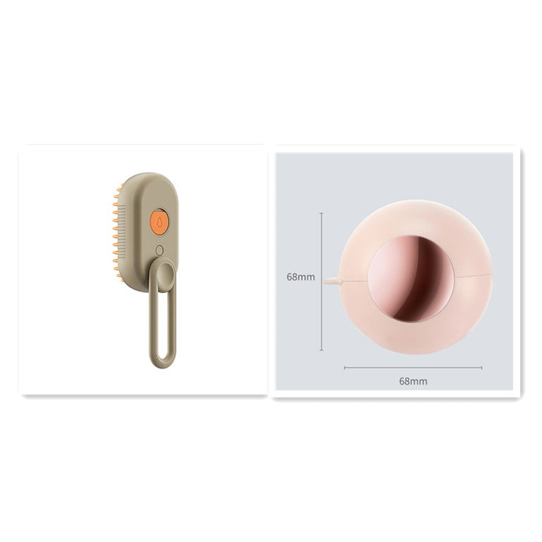 3-in-1 Electric Steam Pet Brush for Cats & Dogs