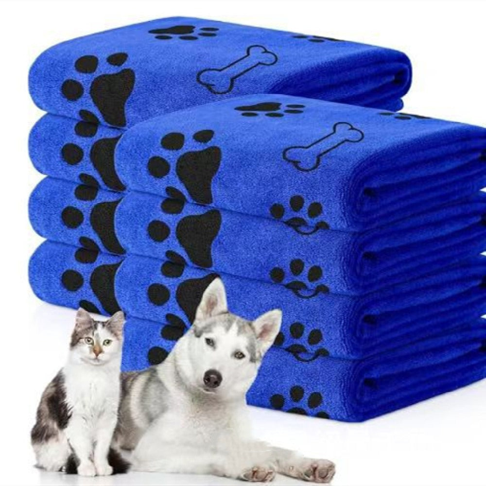 Premium Fade-Resistant Microfiber Towel for Pets