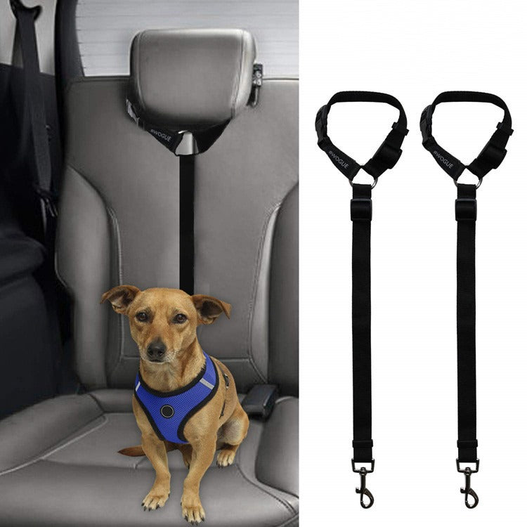 Adjustable Car Seat Belt Leash for Dogs & Cats