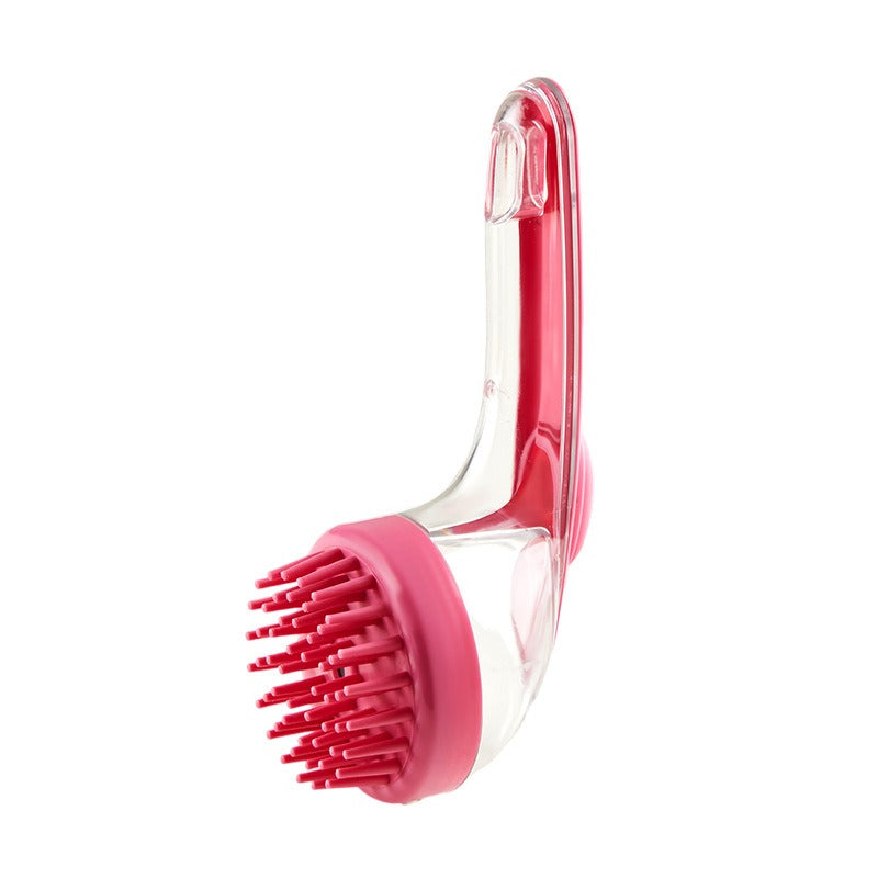 Long-Handle Bath and Shampoo Brush for Pets