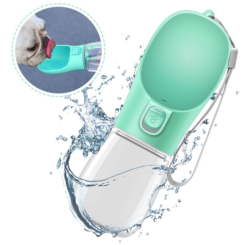 Portable Dog Bottle with Water or Treat Dispenser