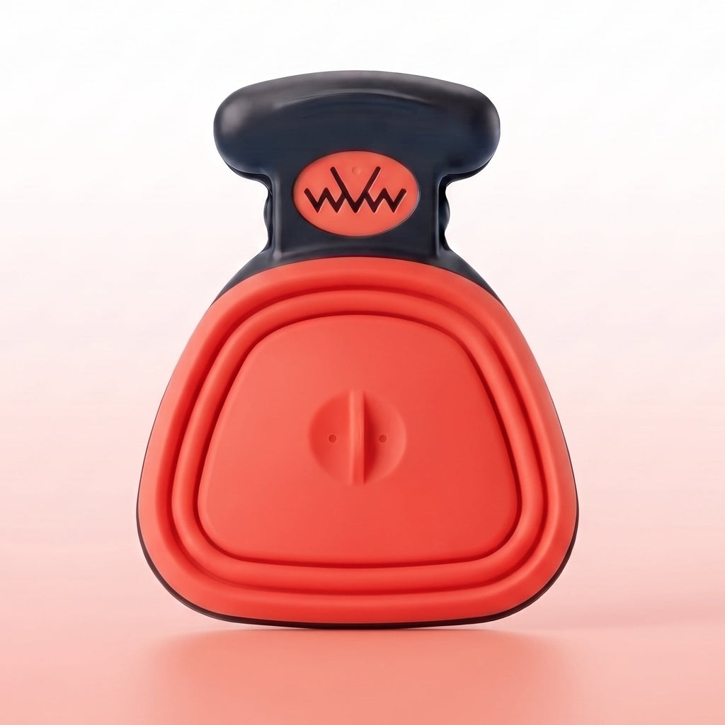 Foldable Dog Poop Scooper with Built-In Bag Dispenser
