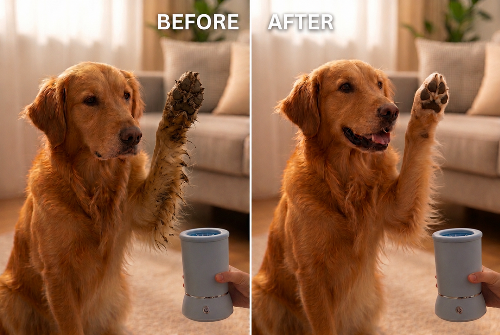 Automatic Pet Paw Cleaner