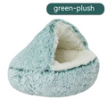 Comfortable Semi-Enclosed Bed for Cats and Small Dogs
