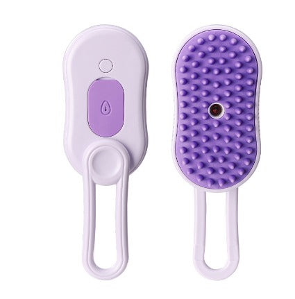 3-in-1 Electric Steam Pet Brush for Cats & Dogs