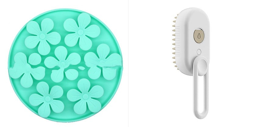 3-in-1 Electric Steam Pet Brush for Cats & Dogs