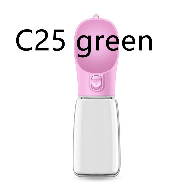 Portable Dog Bottle with Water or Treat Dispenser