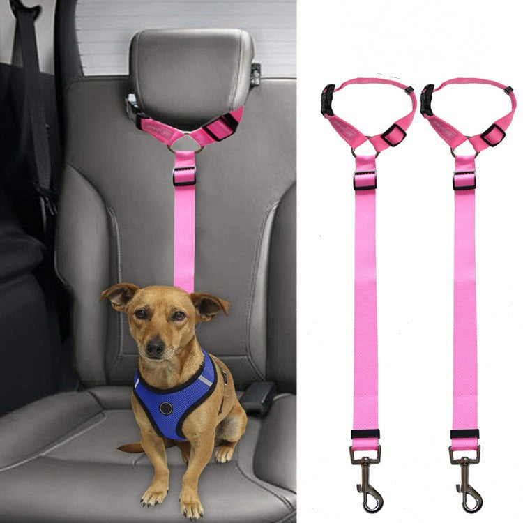 Adjustable Car Seat Belt Leash for Dogs & Cats