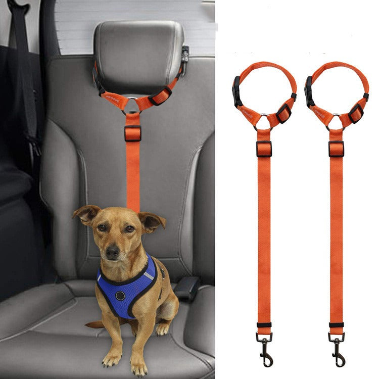 Adjustable Car Seat Belt Leash for Dogs & Cats
