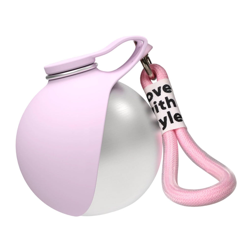 Compact Silicone Hiking Water Bottle with Carabiner, Perfect for Your Pet