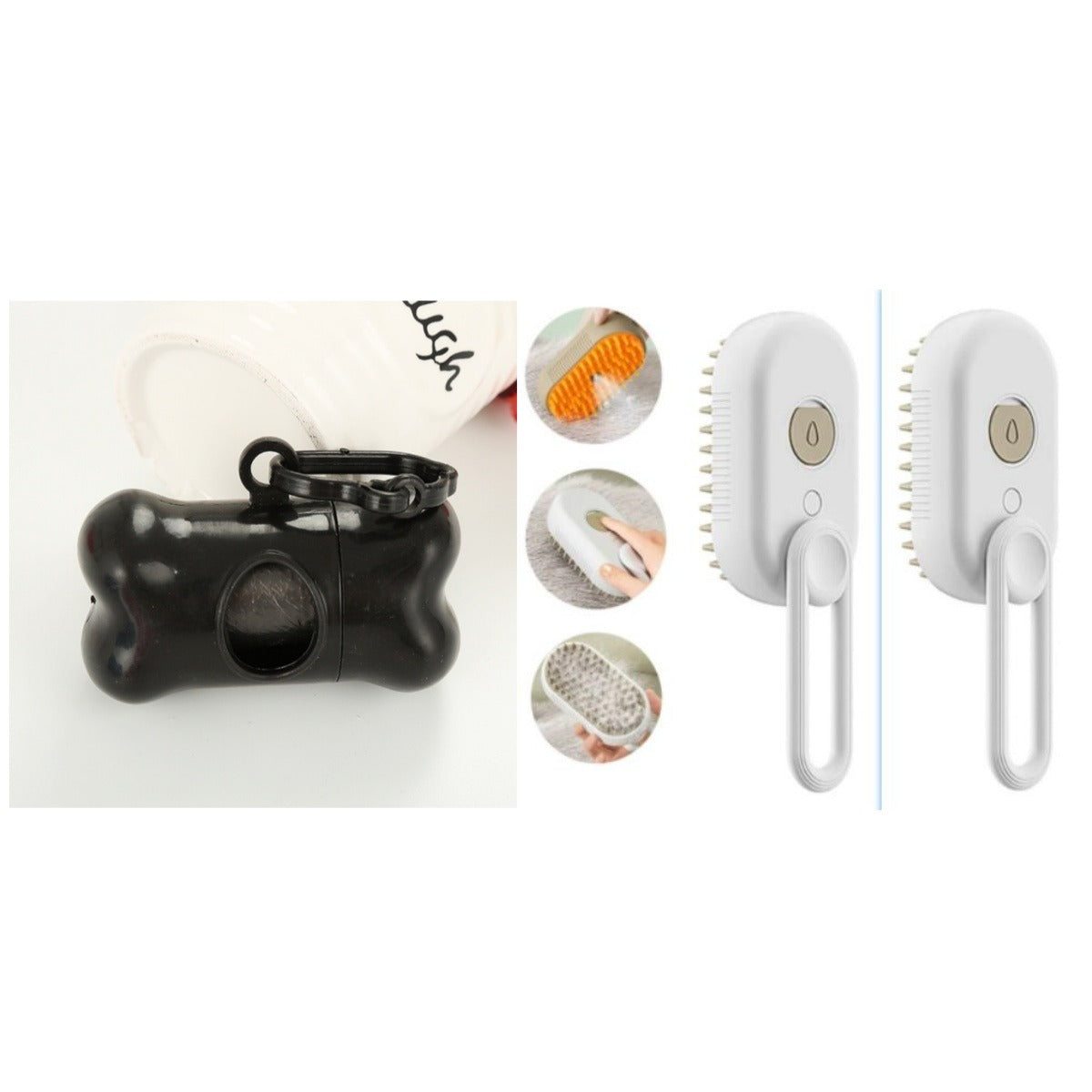 3-in-1 Electric Steam Pet Brush for Cats & Dogs