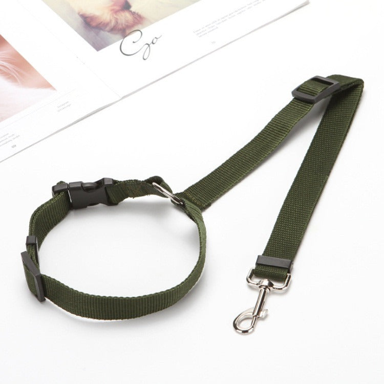 Adjustable Car Seat Belt Leash for Dogs & Cats