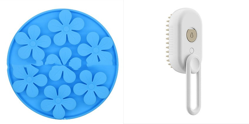 3-in-1 Electric Steam Pet Brush for Cats & Dogs