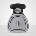 Foldable Dog Poop Scooper with Built-In Bag Dispenser